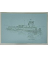 1973 Robert Crown Towboat Laminated Photo Commissioning 17&quot;x11&quot; Placemat... - £9.54 GBP