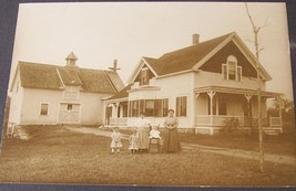 1912 Victorian Farm House Photo Worcester Ma Hazel Milton Olive Graton - £27.77 GBP