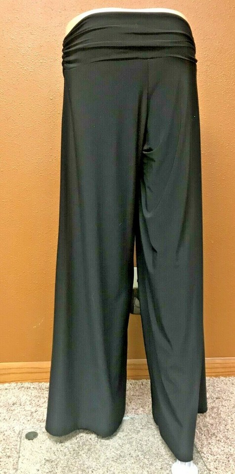 Vintage Susan Lawrence Petites PM Palazzo pants Black - $37.50
