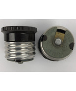 2 x Outlet to Medium Base Light Socket Adapter Brown 125V 660W LEVITON  ... - $21.86 CAD