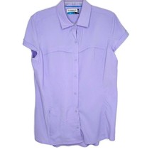 Magellan Womens Size XL Fishing Shirt Size XL Short Sleeve  Vented Purple - $12.97