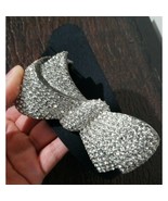 Vern O’Hara Bow Metal Rhinestone Buckle and Belt Women&#39;s Size XL - $25.56 CAD