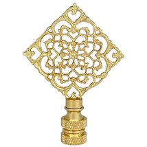 Royal Designs, Inc. Diamond Floral Filigree Finial for Lamp Shade, Antiq... - $25.95+