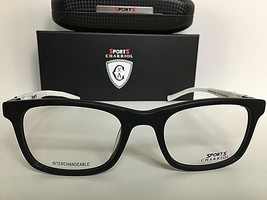 New Charriol Sport SP 23049 SP23049 C6 52mm Black Men&#39;s Eyeglasses Frame France - £119.45 GBP