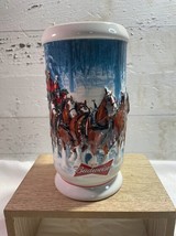 2007 Budweiser Holiday Winter&#39;s Calm Clydesdales Beer Stein CS678 - £10.04 GBP