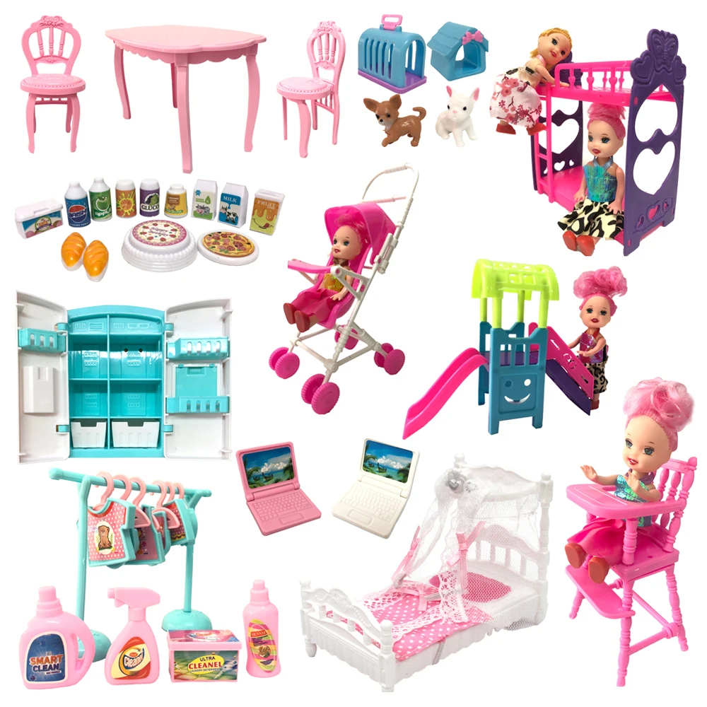 1 Set Cute Toy Doll  For Kelly Doll Life Home Furnishing Accessories Hap... - $8.57+