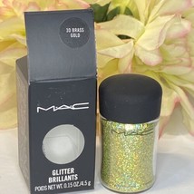 MAC Glitter Brilliants Shadow - 3D Brass Gold - Full Size New in Box Fre... - $21.73
