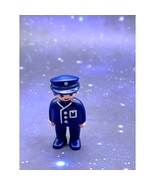 Playmobile Mailman Pilot Man Blue Uniform w/Blue Hat Policeman Figure - $6.92