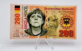 Fantasy  Polymer Banknote  Angela Merkel ~ German politician - $9.40