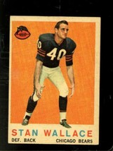1959 Topps #159 Stan Wallace Ex (Rc) Bears (Wax) *X87178 - £1.56 GBP