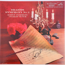 Brahms, Boston Symphony, Charles Munch &quot; Symphony No. 1&quot; Mono LP Record ... - £77.21 GBP