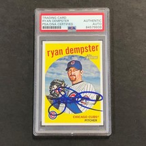 2008 Topps Heritage #550 Ryan Dempster Card PSA Slabbed Auto Cubs - £39.84 GBP