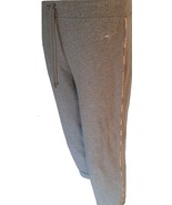 Authentic Burberry women&#39;s sweat cropped pants Gray SZ/ M - $150.44 CAD