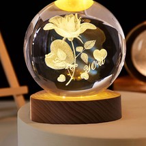 Crysatl Multicolor Nightlight Decolamp, Valentines Day Gifts Ideas For G... - $18.99