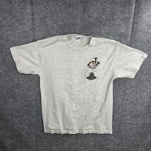 Vintage Looney Tunes Taz Shirt Mens Large Gray Warner Bros Studio The Bo... - $28.21