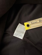 Leslie Fay Women’s Brown Rear Zip & Slit A-Line Pull-On Skirt Size 20 Waist 28" image 4