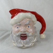 Vtg 1960s Mid Century Santa Clause Pitcher Ceramic Christmas &quot;Tom&quot; MCM K... - £42.56 GBP