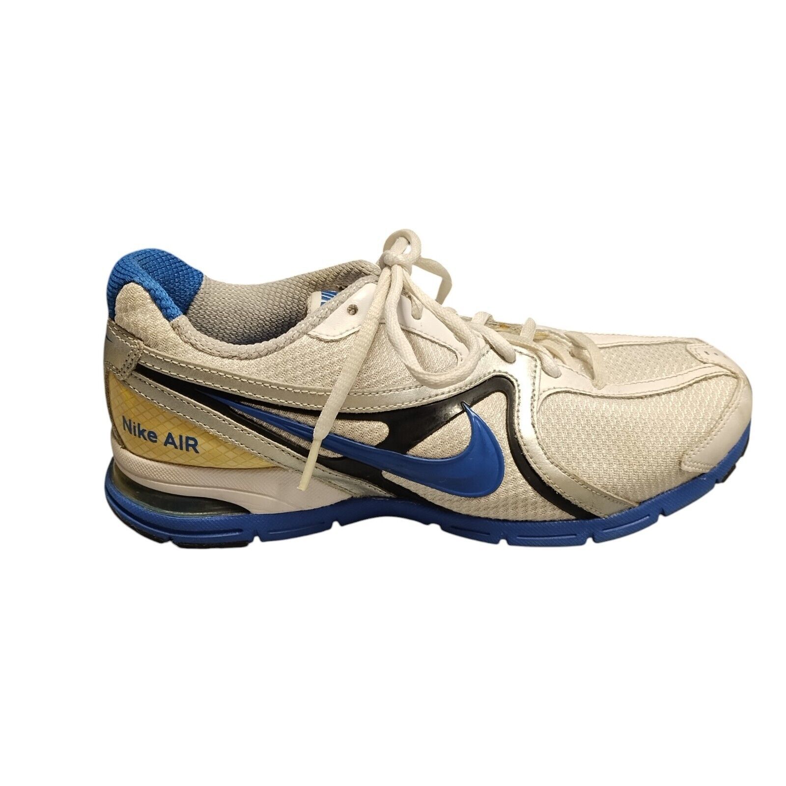 Nike Air Visi Sleek Running Shoes Mens Size 9 White Multi Lace Up 395835... - $32.84