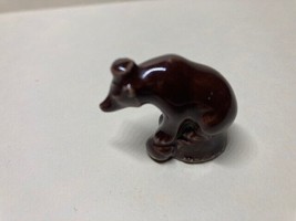 Red Rose Tea Wade Whimsies vintage ceramic figurines - Circus Bear - $3.20