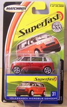 Matchbox Superfast #31 - Volkswagen Microbus Concept Limited Edition 1 o... - $27.21