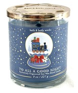 Bath &amp; Body Works Scented Candle To All A Good Night 8 oz NEW - $19.95