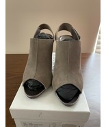 Pedro Garcia Ysolt Suede Slingback Sandal Peep Toe Booties Size 41 EU - ... - $2,189.30 MXN