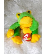 1997 TY &quot;Smoochie&quot; Beanie Frog Plush Toy 8&quot; - Super Cute! - £7.46 GBP