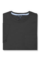 Brooks Brothers Mens Black Crewneck Pocket Tee T-Shirt, Large L BB-1157 - £35.12 GBP