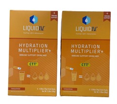 Liquid I.V. Hydration Multiplier+ Immunet Electrolyte Powder Drink 6 ct Pack 2 - £18.68 GBP