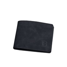 Men&#39;s Wallet PU Leather Black/brown Business Card Holder Case Short Coin... - £83.68 GBP