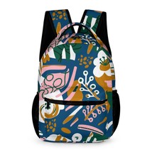 Mondxflaur Flowers Backpacks for School Kids Teen Schoolbag Lightweight 16.2in - £27.96 GBP