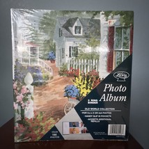 La Vie Photo Album 3 Ring Binder New Ship Free Victorian House Holds 144 Photos - $49.99