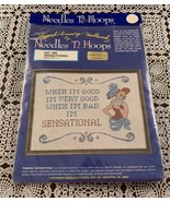 Needles and Hoops Stamped Embroidery  Kit 288 Sensational Brand New 11 x... - £9.42 GBP