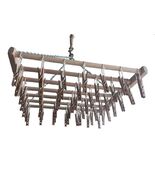 49 CLOTHES PIN LAUNDRY DRYING RACK - Amish Handmade Clothes Hanger USA - $95.99