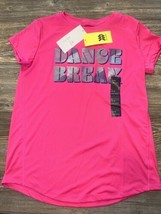 Girls&#39; Short Sleeve &#39;Dance Break&#39; Graphic T-Shirt - All in Motion Pink L... - £3.88 GBP