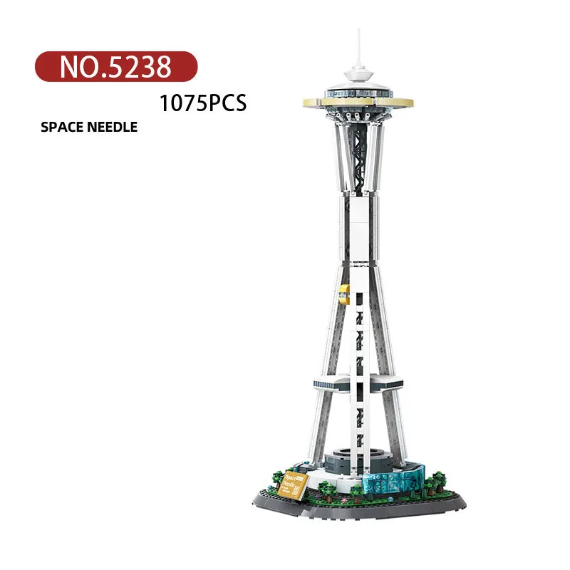Creative Streetscape America Seattle Space Needle World Famous Architecture - £82.61 GBP
