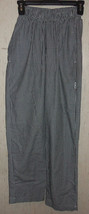 EXCELLENT Chef Works BLACK &amp; WHITE GINGHAM CHECK PANTS  SIZE XXS - $23.33