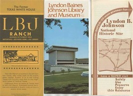 LBJ Ranch Library &amp; Museum and National Historic Site Brochures Texas  - £18.82 GBP