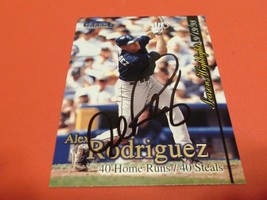 1998 Fleer Tradition Alex RODRIGUEZ#U10 Hand Signed Nr Mt / Mint Or Better - £63.56 GBP