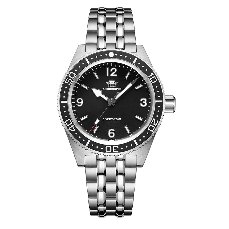 New Business Dive Quartz Watch For Men 316L Stainless Steel Sapphire Wri... - $256.40