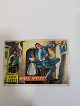 1956 Topps Gum WESTERN ROUND-UP -#60 Jesse James &quot;Sneak Attack&quot; - $94.23 MXN