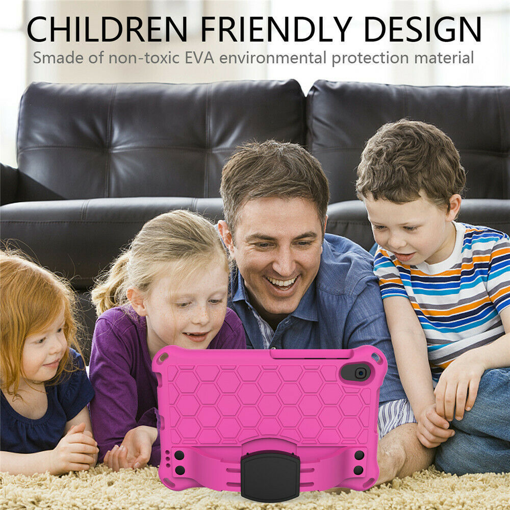 Kid Shockproof Stand Straps Case For Samsung Galaxy Tab A A6 2019 A8 4 E S6 2020