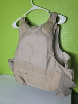 Low Profile Tactical Vest Biege Light Body Armor Straps - $176.39