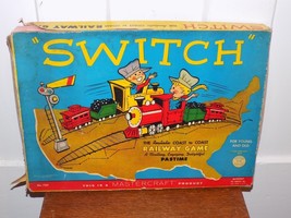 Vintage 1955 Switch Coast To Coast Board Game by Mastercraft Toy Co. - $64.35
