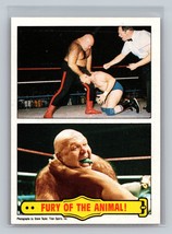 Fury Of The Animal! #55 1985 Topps WWF Pro Wrestling Stars WWE - £1.55 GBP