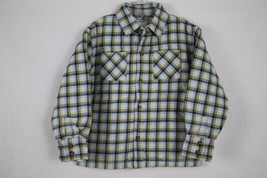 GYMBOREE Boy&#39;s Flannel Quilted Button Front Shirt Jacket size 5 - £11.86 GBP