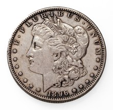 1896-O Argento Morgan Dollaro IN Extra Sottile XF Condizioni,Nice Dettaglio per - £90.03 GBP