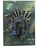 BATMAN FOREVER 1995 Fleer Metal Promo 5&quot; x 7&quot; Premiere Movie Art Edition... - £7.18 GBP