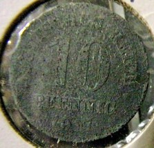 1917 Germany-10 Pfennig-Very Good detail - $9.90
