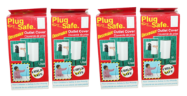 4 PC Lot Electrical Safety Wall Plug Outlet Covers - Protects Baby Kids ... - £7.08 GBP